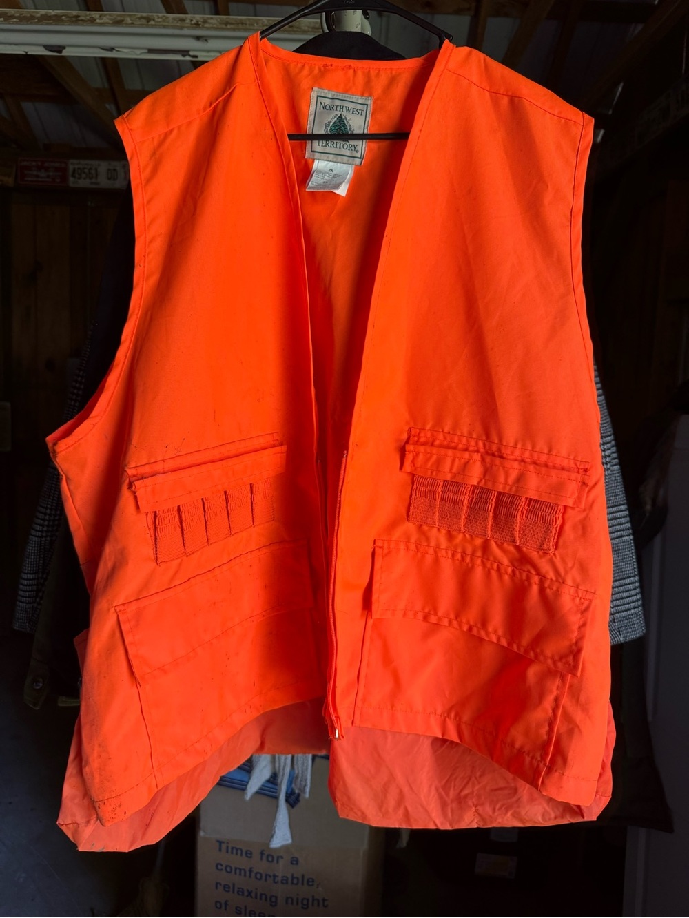 Northwest Territory Men’s Orange Safety Utility Vest